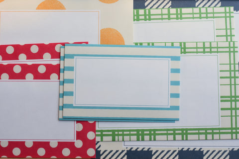 Letter Set - Bright Pattern Envelopes