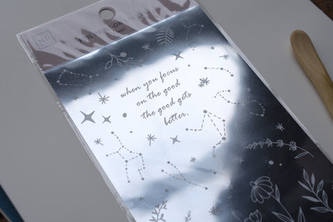 MU Print-On Silver Foil Stickers - The Good Gets Better - #2