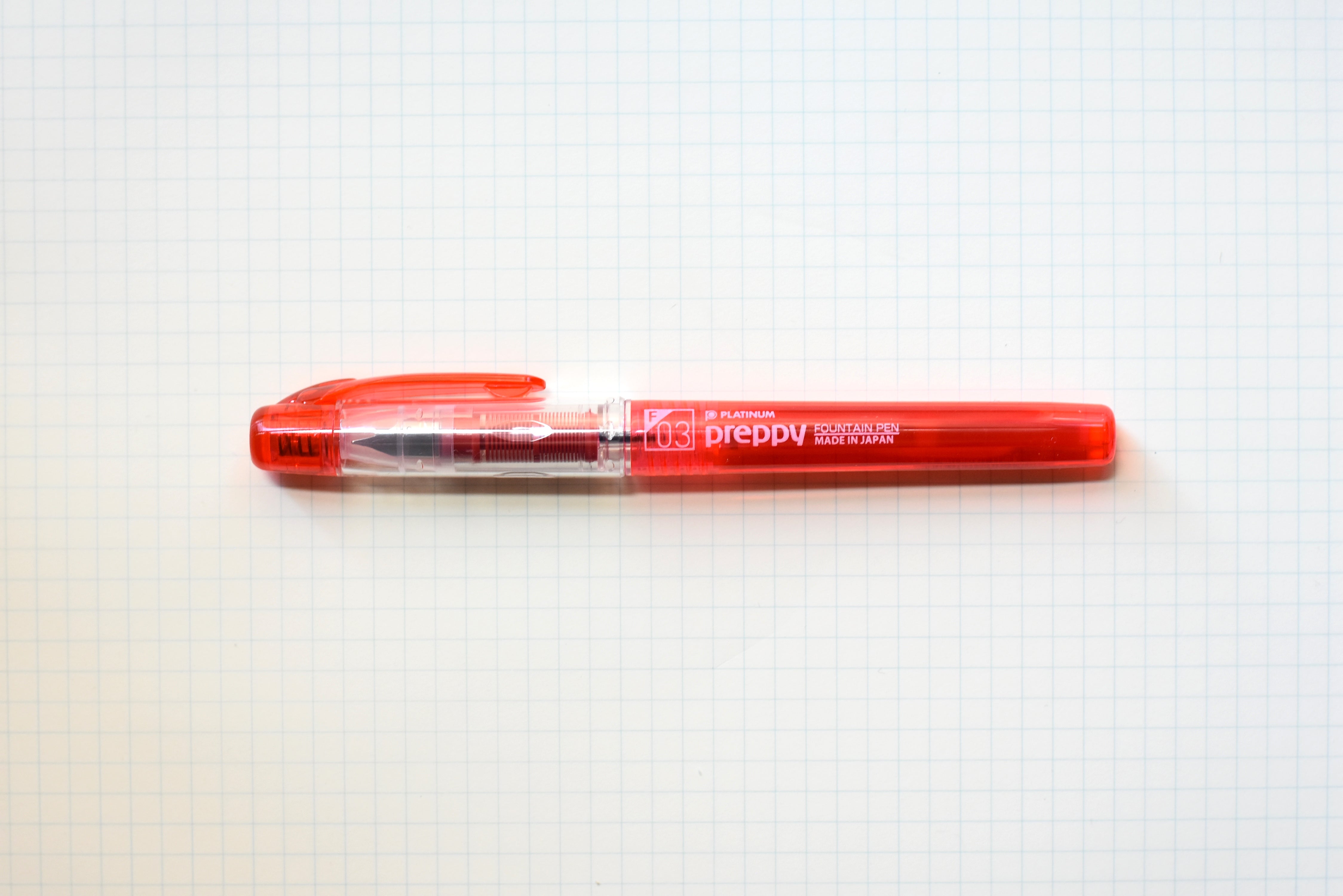 Platinum Preppy Fountain Pen - Red