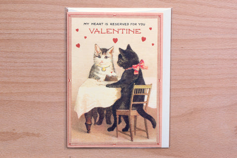 Valentine Cats Greeting Card