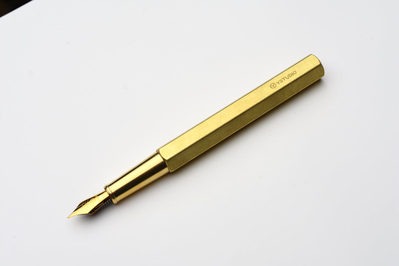ystudio Classic Fountain Pen - Brass – Yoseka Stationery