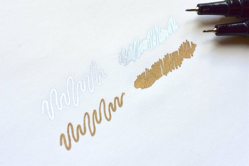 Pilot Gold and Silver Markers