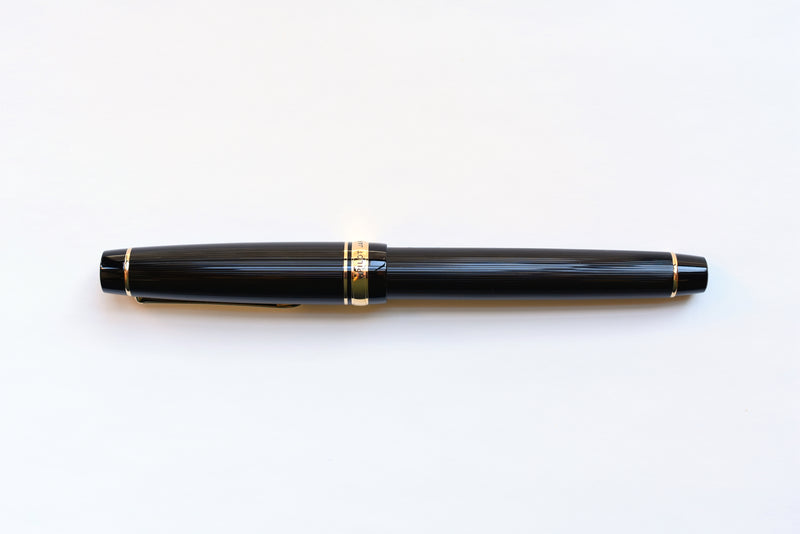 Pilot Justus 95 Fountain Pen - Stripe - Black/Gold