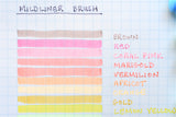 Zebra Mildliner Brush 5 Color Set