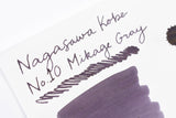 Nagasawa Kobe Ink No.10 Mikage Gray 御影灰