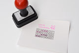 Delfonics Rubber Stamp with Ink - Monthly