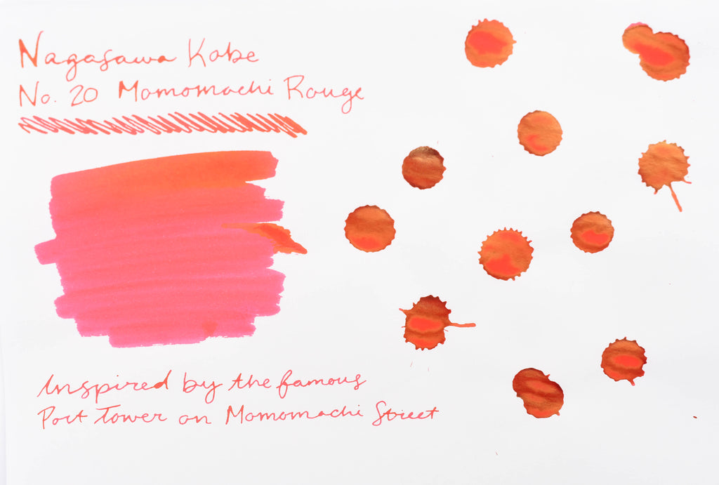 Nagasawa Kobe Ink No.20 Motomachi Rouge 元町紅 – Yoseka Stationery