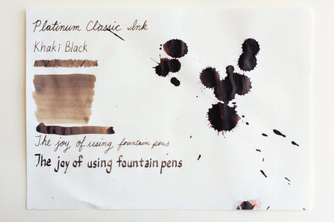 Platinum Classic Ink - Khaki Black