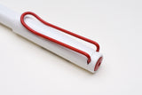 LAMY Safari Fountain Pen - White with Red Trim - Special Edition
