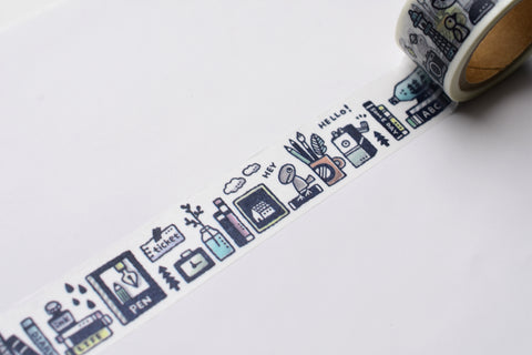 Papier Platz x eric - Bookshelf Masking Tape