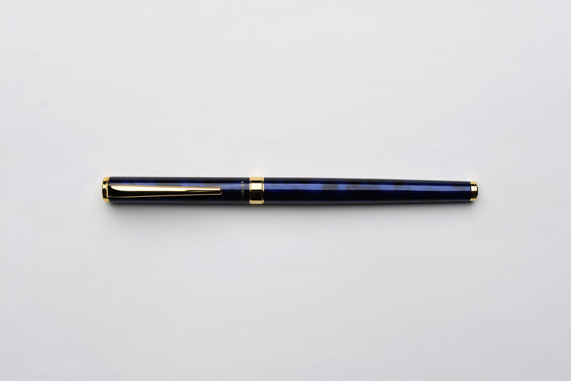 Pilot Cavalier Fountain Pen - Marbled - Black/Blue