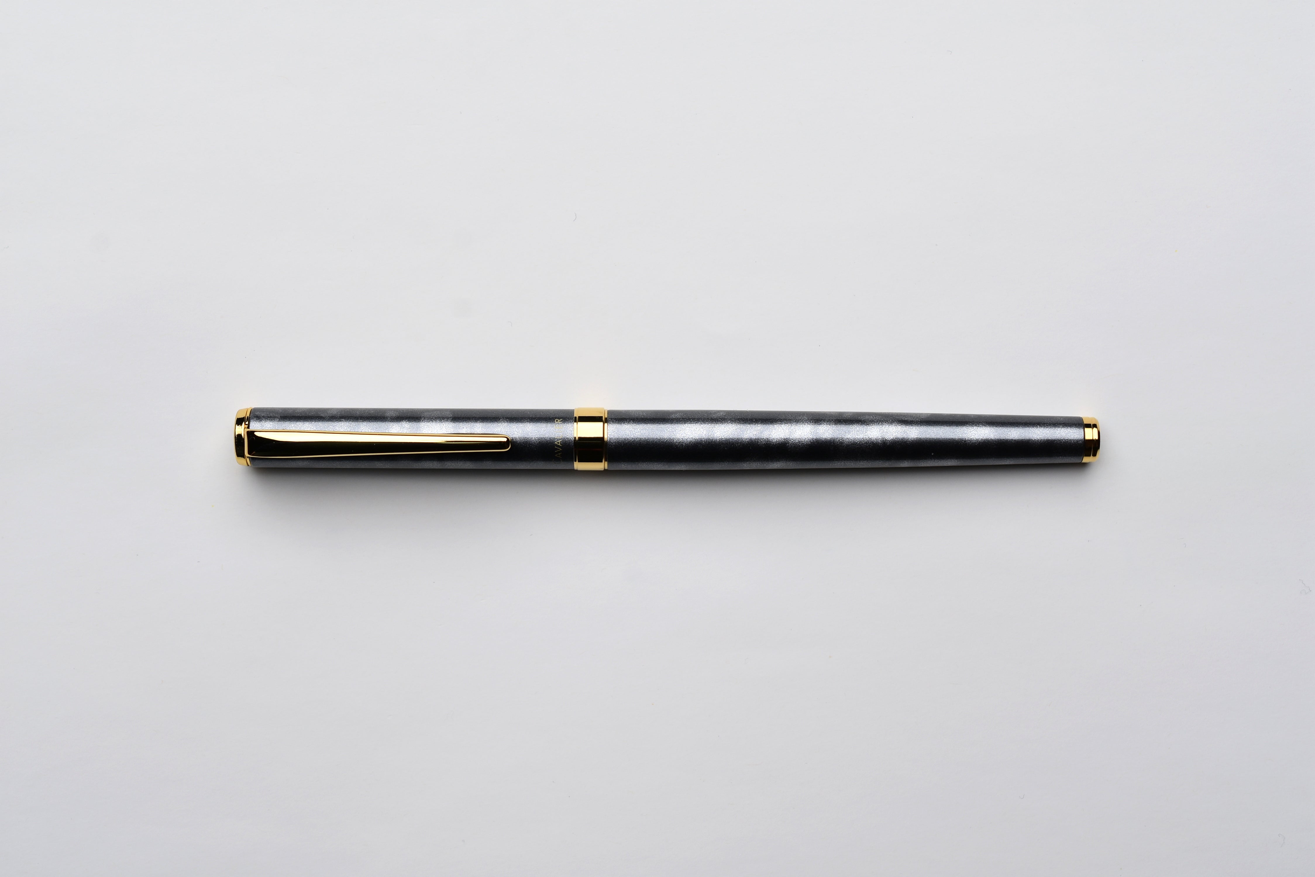 Pilot Cavalier Fountain Pen - Marbled - Black/Grey