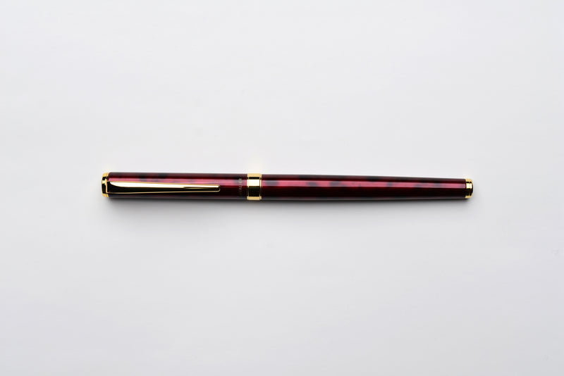 Pilot Cavalier Fountain Pen - Marbled - Black/Red