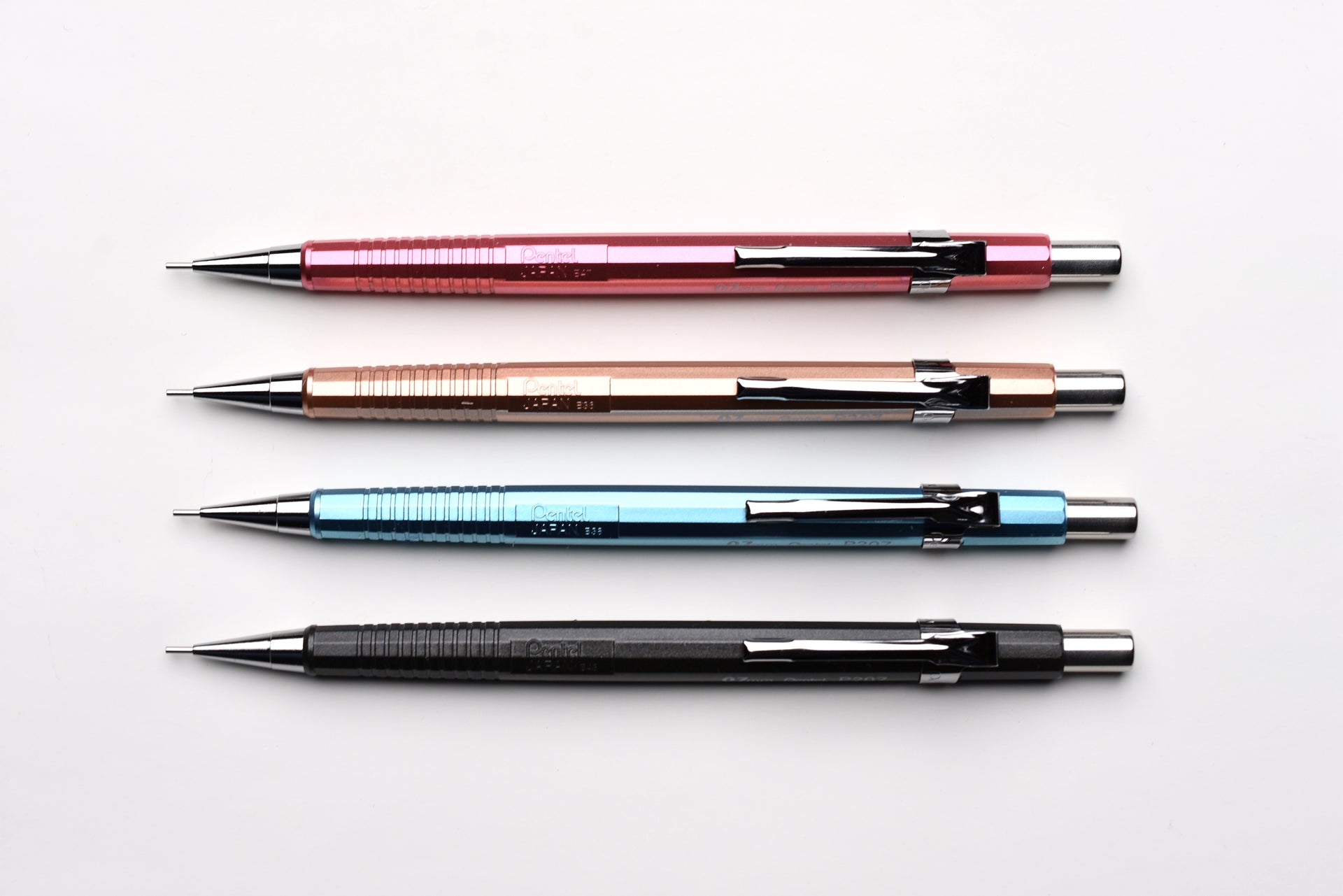 Pentel P207 Mechanical Pencil Metallic – Yoseka Stationery
