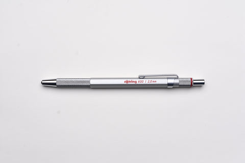 rOtring 600 Mechanical Pencil - 2.0mm - Silver
