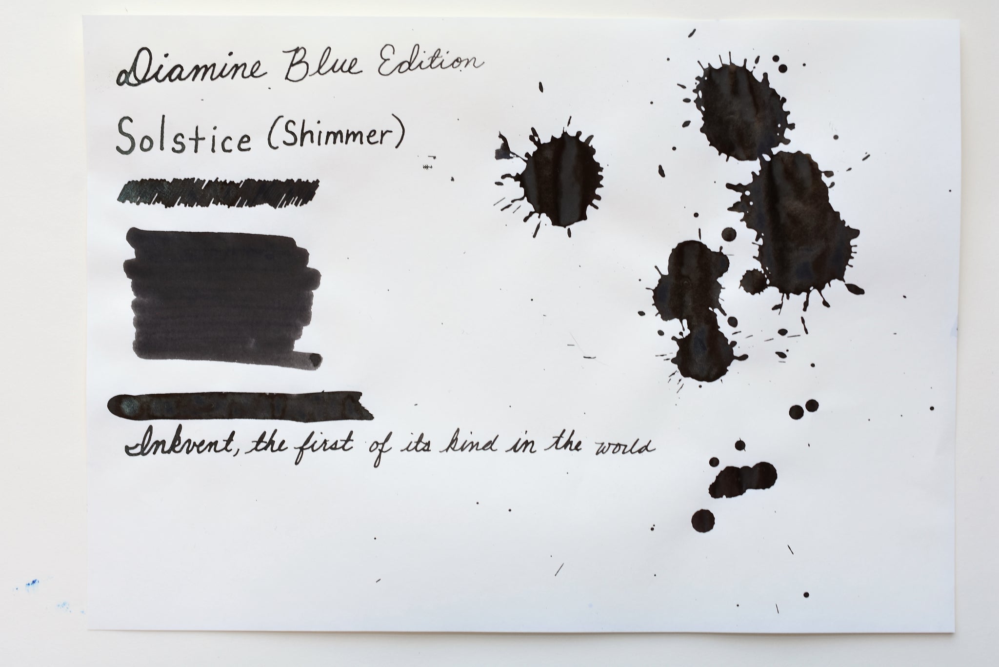 Ink Sample - Diamine Blue Edition – Yoseka Stationery