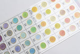 Kamio Color Tracing Stickers with Gold Foil Border