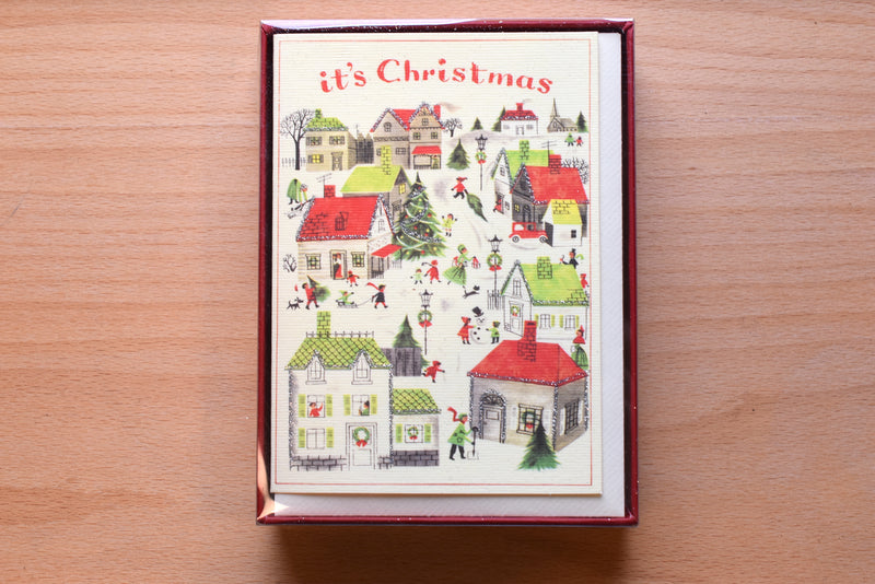 Christmas Village Boxed Notes