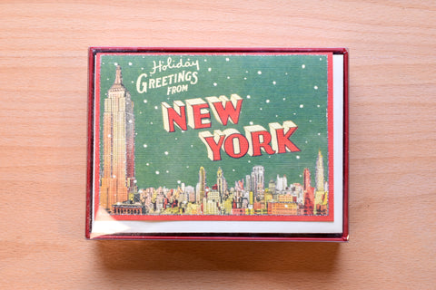 NYC Holiday Greetings Christmas Boxed Notes