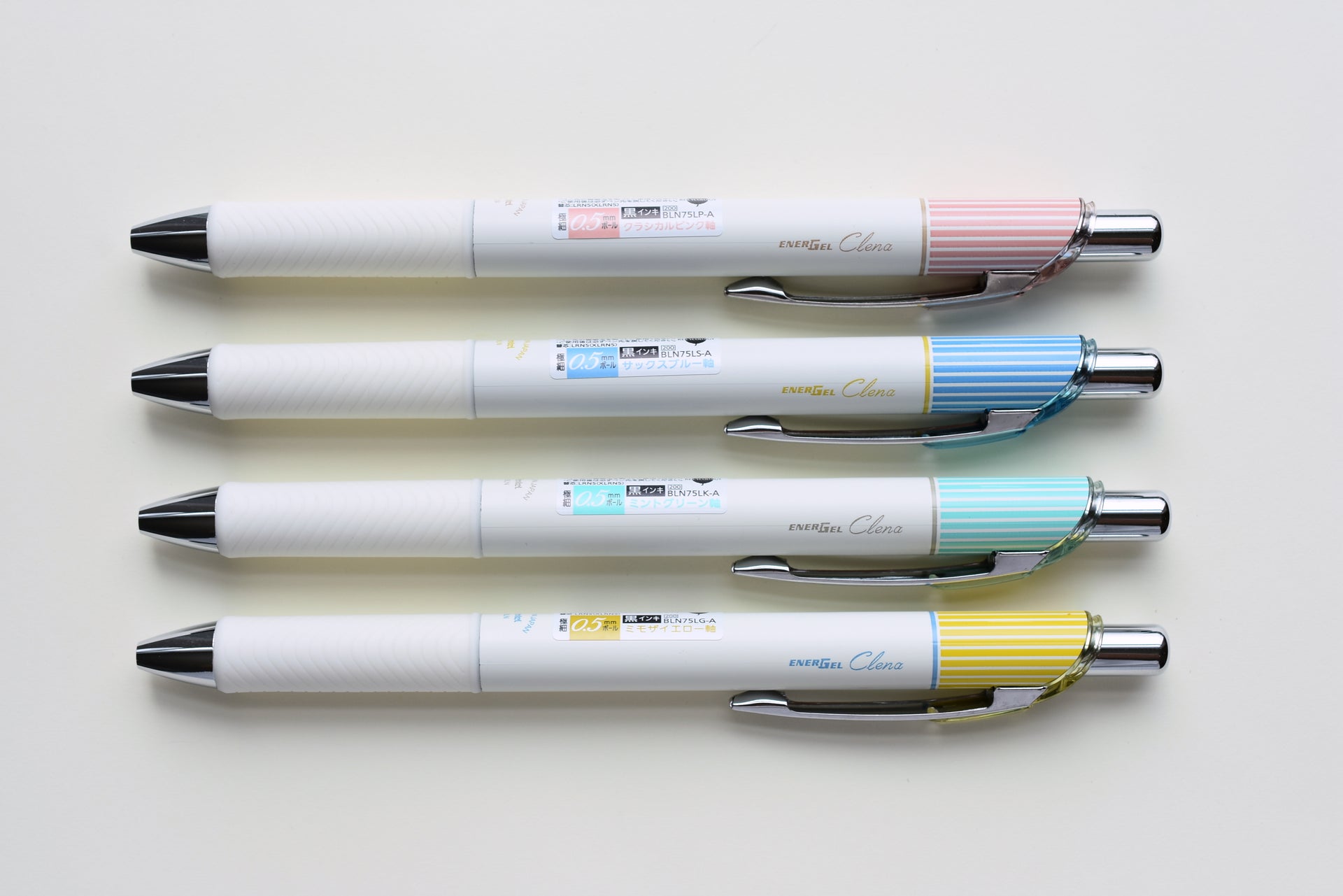 Pentel EnerGel Clena Black Ink – Yoseka Stationery - Main Image