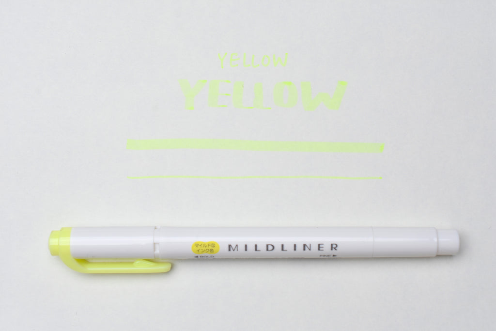 Zebra Highlighter Mildliner Yoseka Stationery