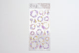 Wreath Sticker - Purple