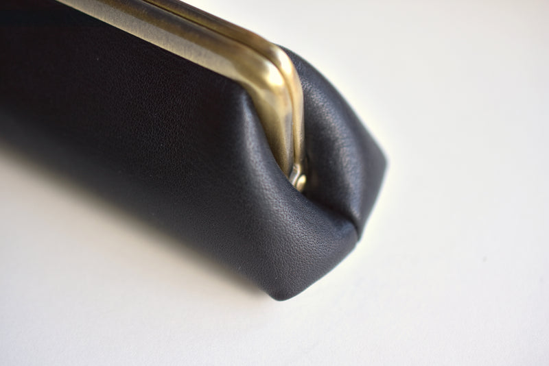 Black Leather Pencil Case, VIDA VIDA