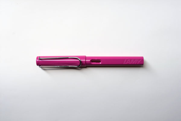 LAMY Safari Fountain Pen - Pink – Yoseka Stationery