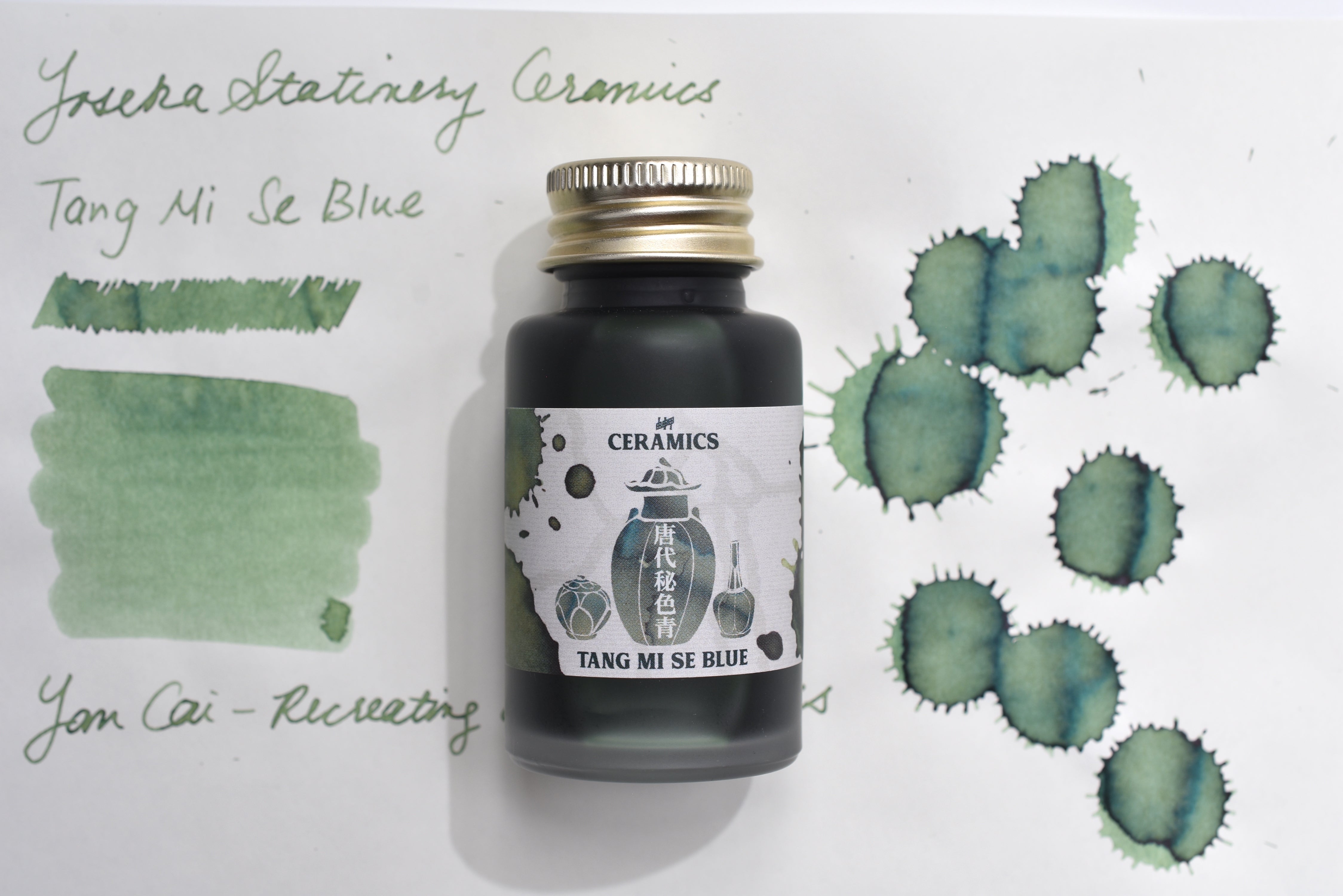 Yoseka Ceramics Ink Series - Tang Mi Se Blue