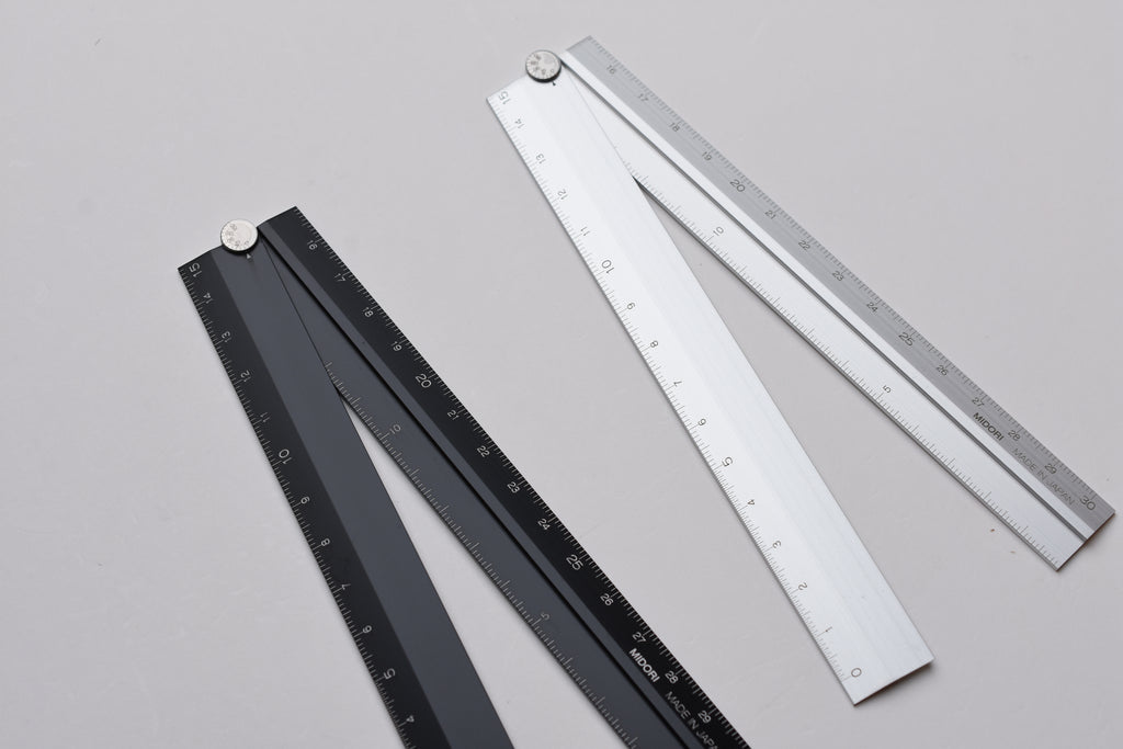 Midori Aluminum Multi Ruler – Yoseka Stationery