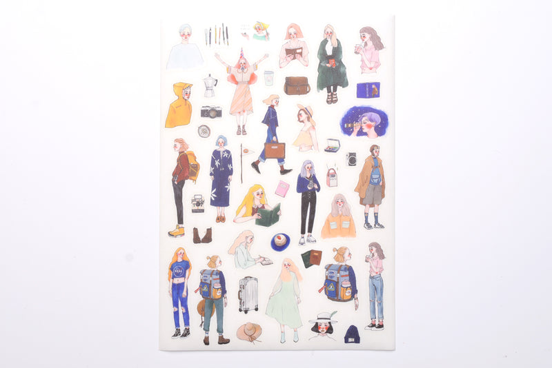 La Dolce Vita A5 Washi Sticker Sheet - Sweet Life