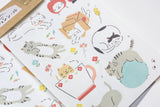Furukawa Paper Me Time Decoration Sticker Sheet - Kitty Playtime