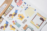 Furukawa Paper Me Time Decoration Sticker Sheet - Staying Home