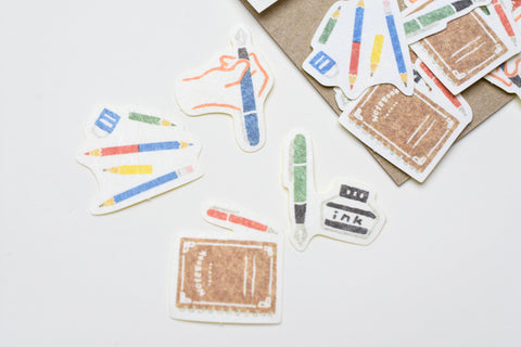 Furukawa Paper "Pochitto" Flake Sticker - Stationery