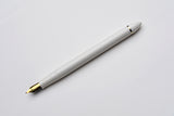 Sailor Fude DE Mannen Brush Style Fountain Pen - Pearl White
