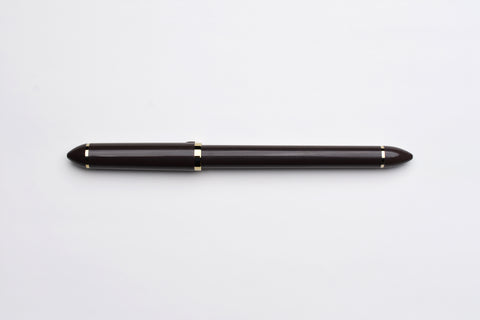 Sailor Fude DE Mannen Brush Style Fountain Pen - Pearl Brown