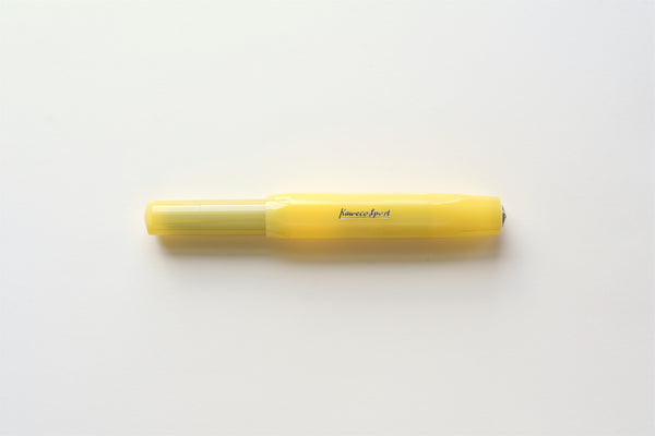 FROSTED Sport Fountain Pen - Banana – Yoseka Stationery