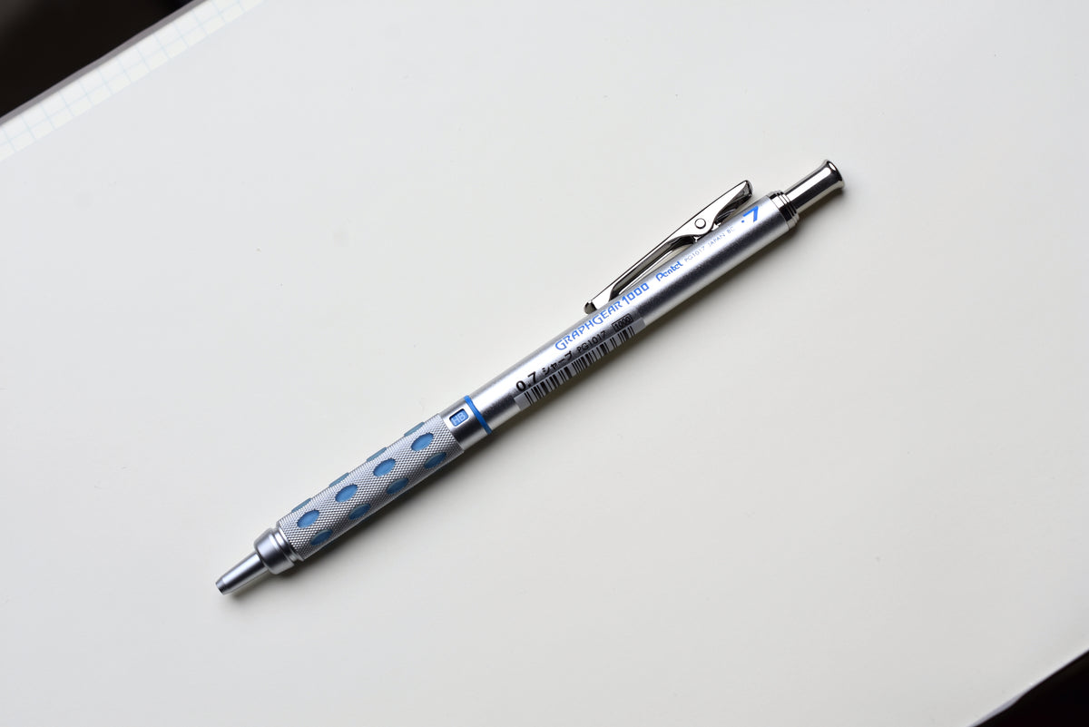 Pentel Graphgear 1000 PG101 Druckbleistift silber HB 0,5 mm, 1 St. | office discount Pentel Graphgear 1000 PG101 Druckbleistift silber HB 0,5 mm, 1 St. | office discount