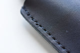 Life Leather Vertical Pen Pouch with Clasp - Black