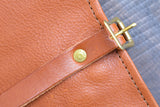 The Superior Labor Leather Roll Pen Case - Light Brown