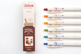 Pilot Juice Gel Pen - Classic Color Natural Smoothie Set - Set of 6 - Limited Edition