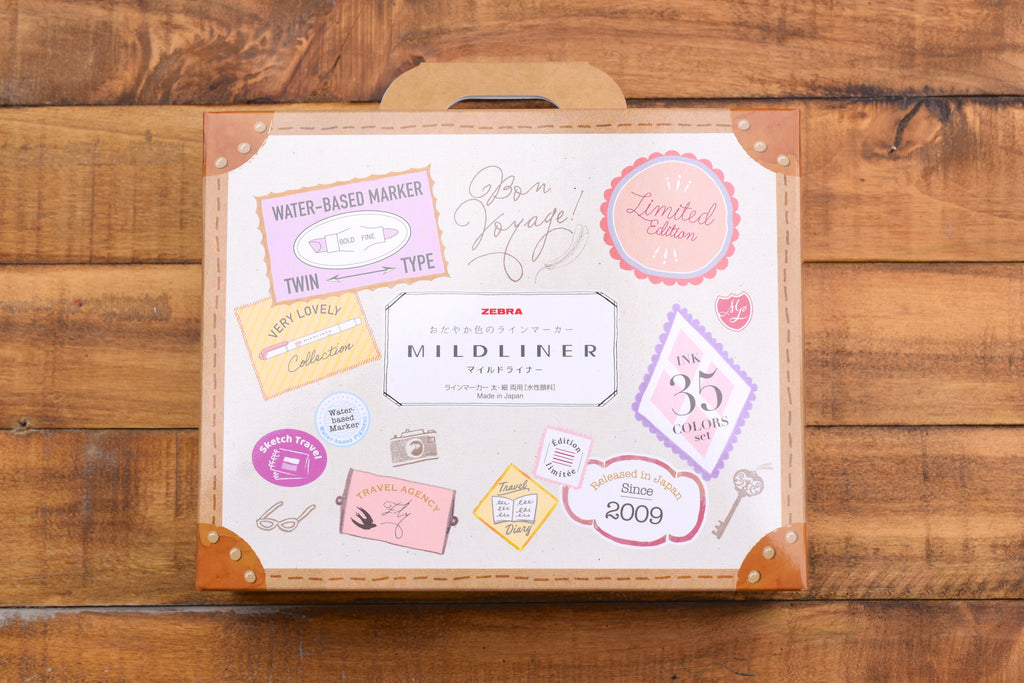 Zebra Highlighter Mildliner 35 Color Box Set Yoseka Stationery