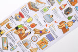 Illustrated Picture Book Stickers - Sauna
