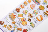 Illustrated Picture Book Stickers - Sweets From Around the World