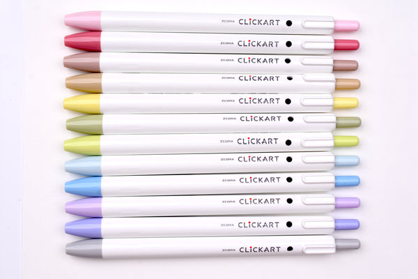ZEBRA CLiCKART Retractable Marker Pen – Omoi Life Goods