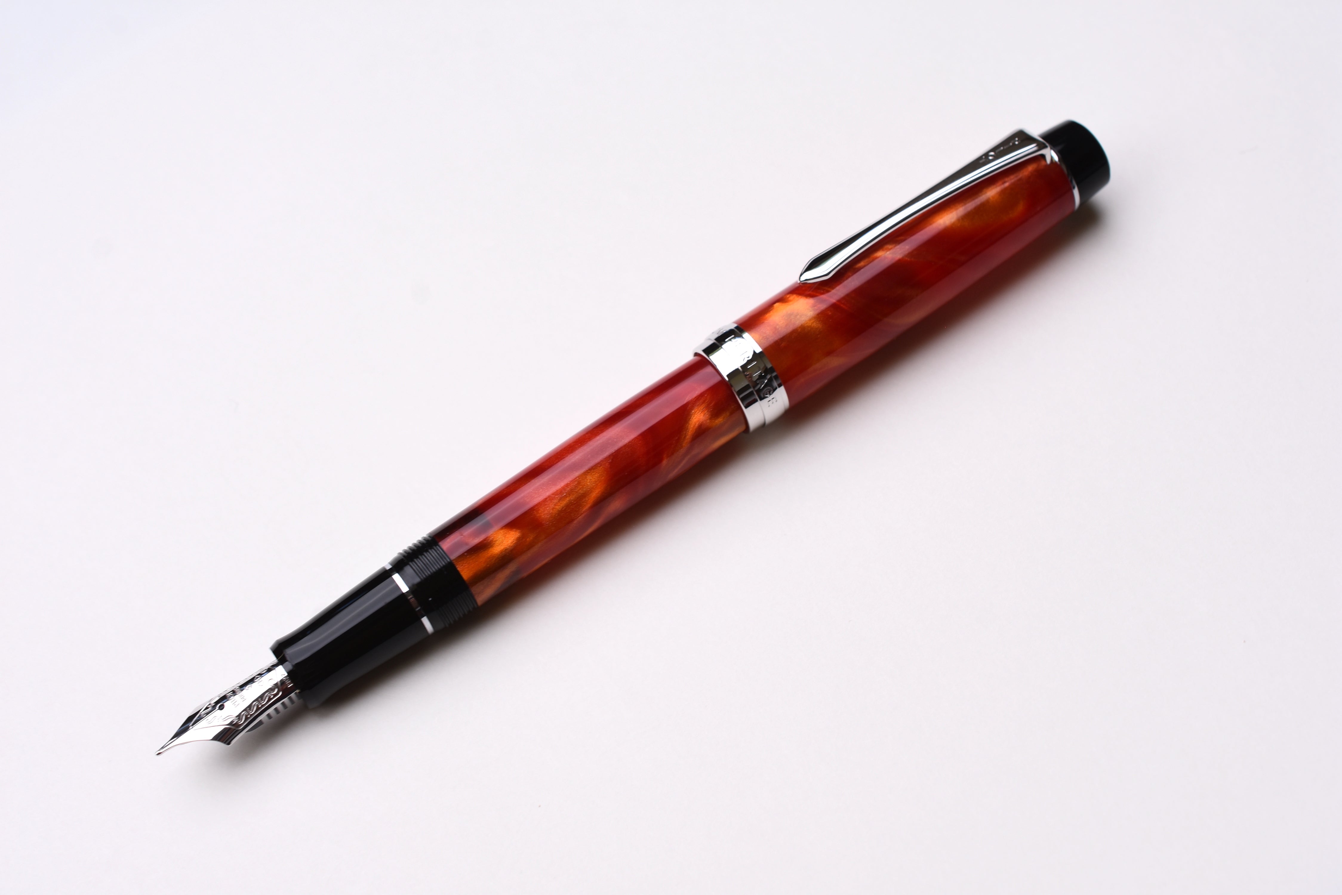 Pilot Custom Heritage SE Fountain Pen - Orange Marble