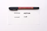 Zebra Double Sided Brush Pen - Fine/Medium