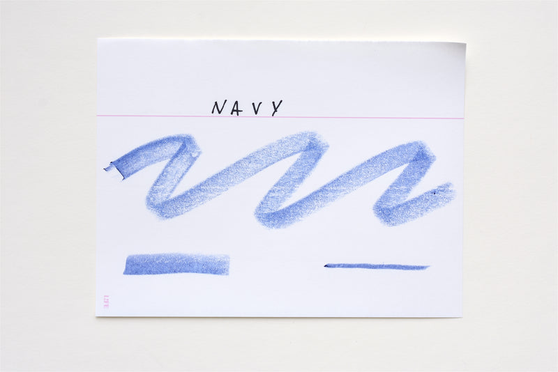 Kokuyo Pasta Graphic Marker, Navy, Water Based (kesp15bl4)