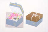 Furukawa Paper Cat Gift Box Mini Die Cut Letter Set