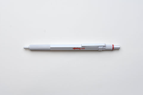 rOtring 600 Ballpoint Pen - Pearl White
